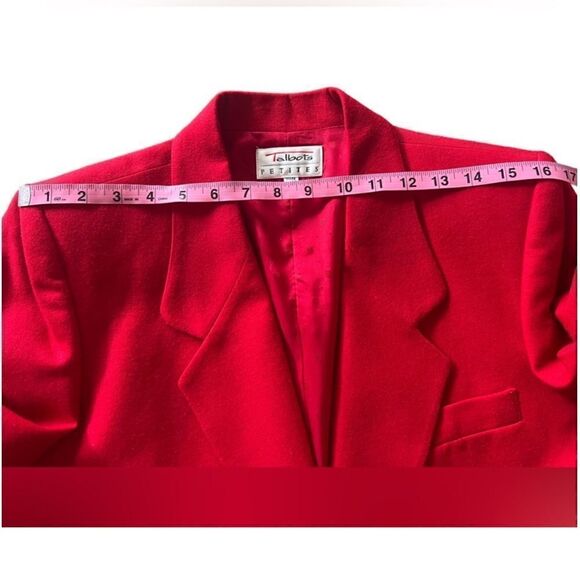 VTG | Talbots | Red Blazer and Skirt Suit 2 Piece - Picture 12 of 16